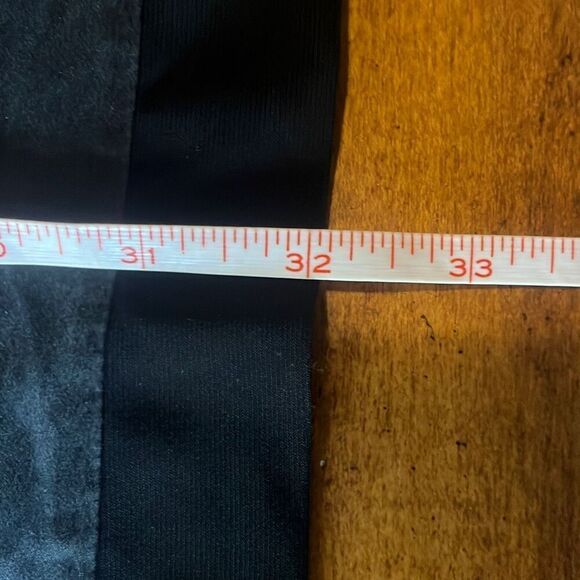 White House Black Market WHBM Black Knee Length Silk Accent Shift Dress XS LBD - Picture 8 of 8